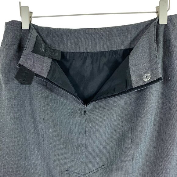 Rayon Blend 2 piece set  womens cropped blazer sz 9 & pencil skirt sz 7 col grey - Picture 12 of 16